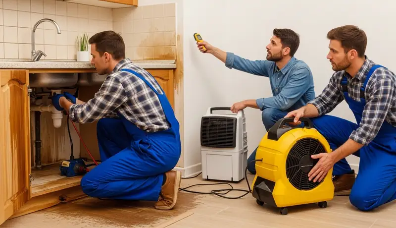 Water Damage Repair After Pipe Leak in Rocklin, CA in Rocklin, CA